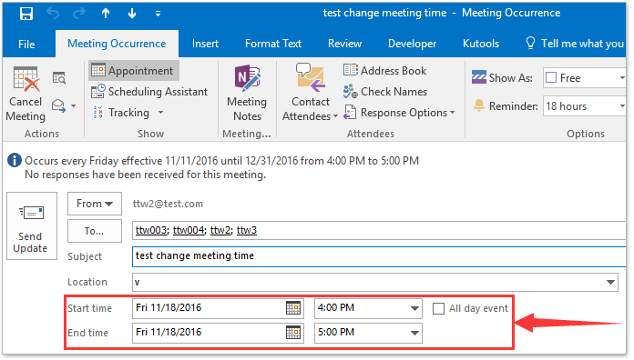 outlook for mac updating meeting series doesnt update occurrence